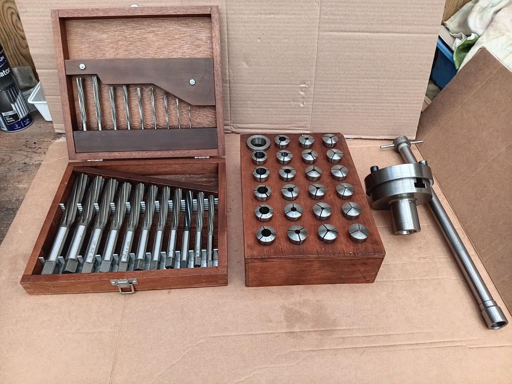 Spantangenset met ruimers., Doe-het-zelf en Bouw, Ophalen