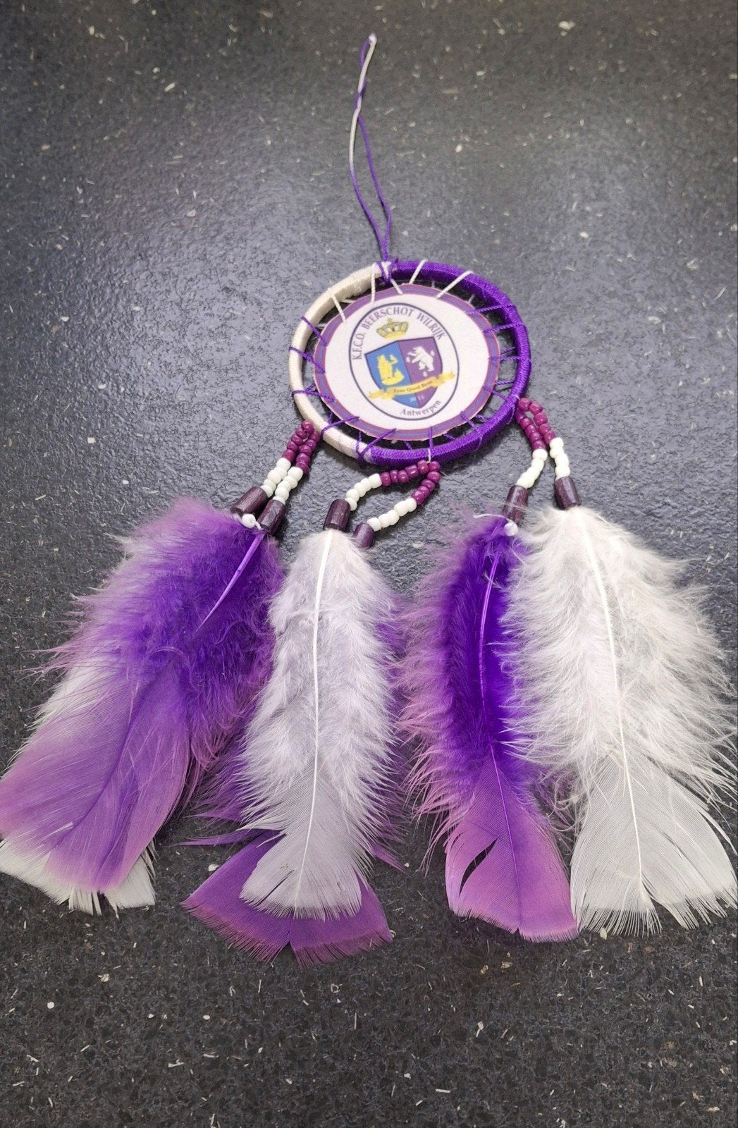 voetbal dromenvanger KFCO Beerschot Wilrijk, Verzamelen, Ophalen of Verzenden, Zo goed als nieuw, Vaantje of Sjaal