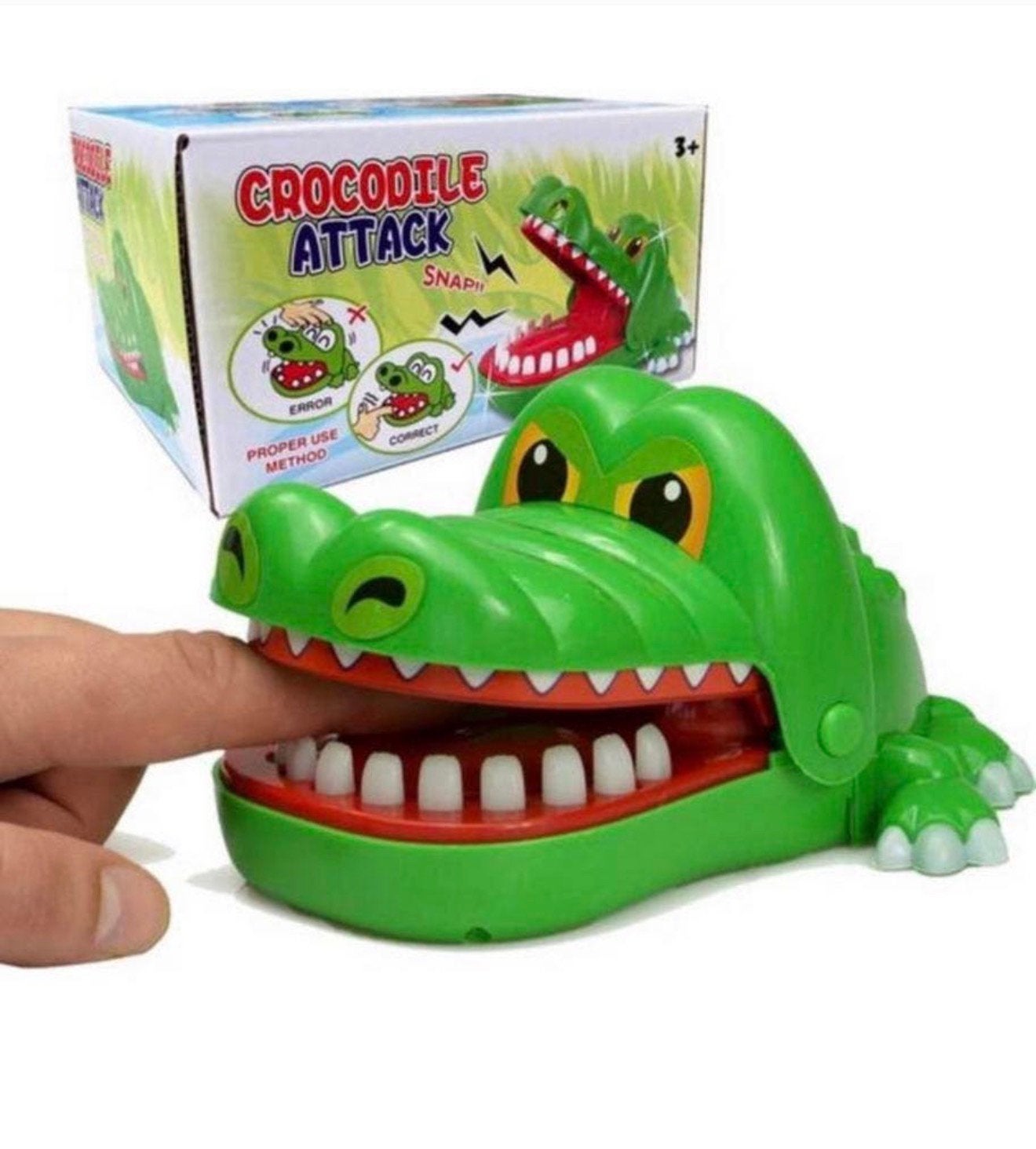 Crocodile Attack Biting Crocodile Teeth NOUVEAU jeu, Enlèvement ou Envoi, Neuf