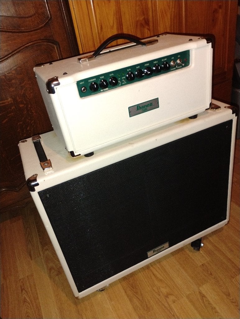 Rare: Ibanez TSA30H + TSA212C Ampli guitare 30W à Lampes, Enlèvement, Utilisé, Guitare, Moins de 50 watts