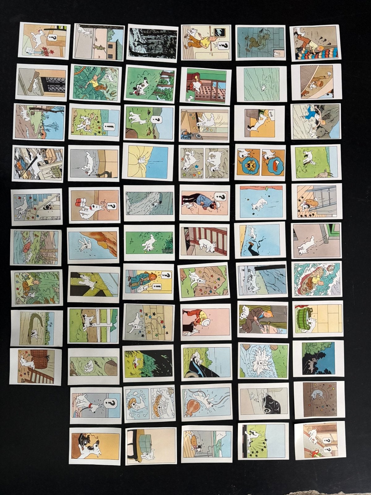 Série complète de photos de Tintin Bubble Gum, Collections, Photos & Gravures, Enlèvement ou Envoi, Comme neuf