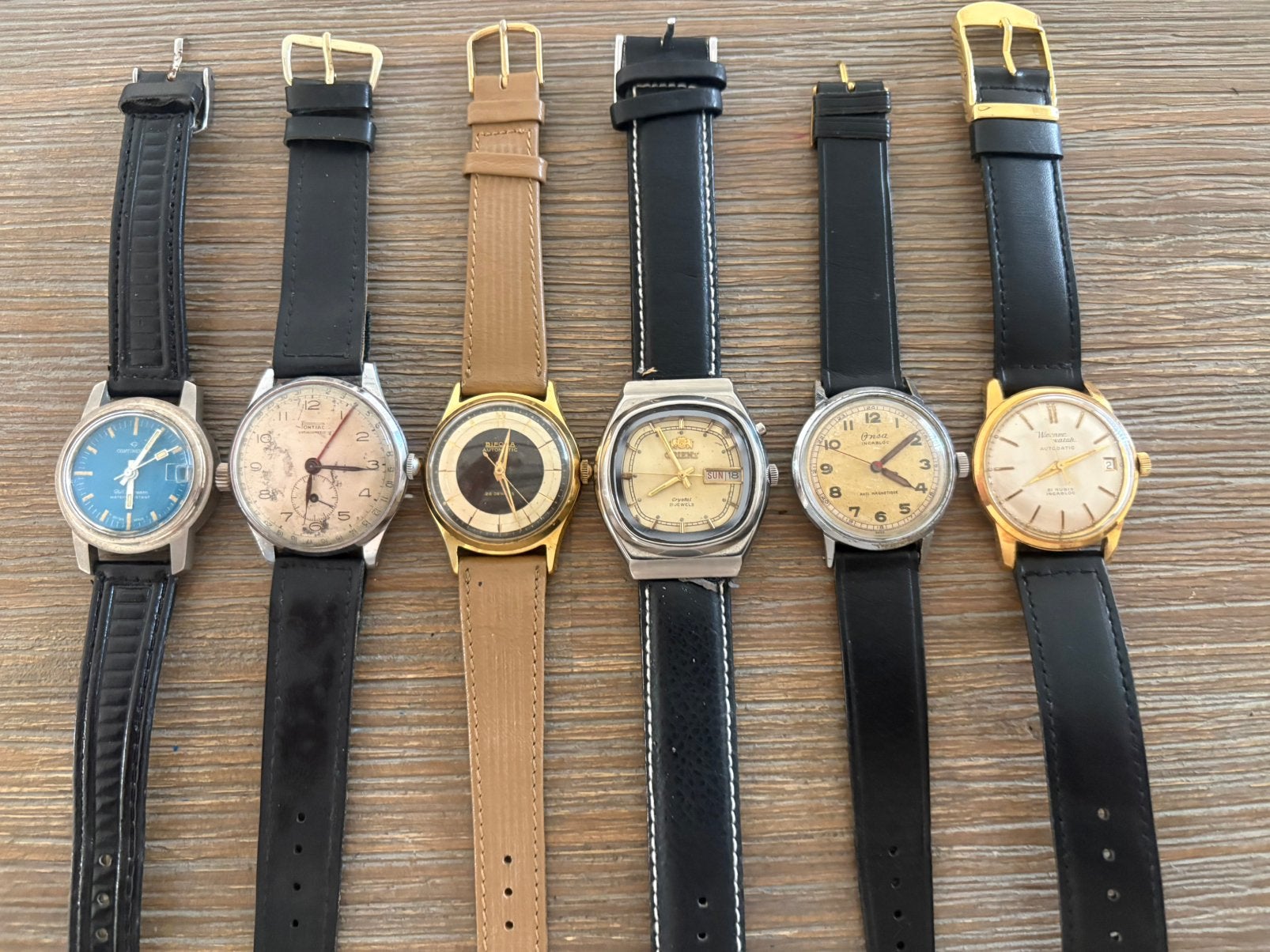 Diverse vintage horloges , allemaal werkend, Ophalen of Verzenden, Zo goed als nieuw