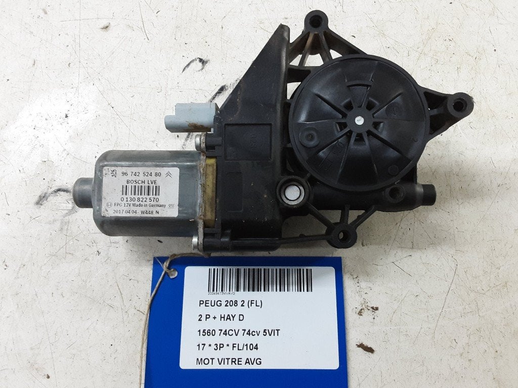 MOTEUR LEVE VITRE ELECTRIQUE AVANT GAUCHE (9674252480), Gauche, Mevr. I. Hauben, Utilisé, Rue de l'Espoir 34 34
4030  GRIVEGNÉE, BE