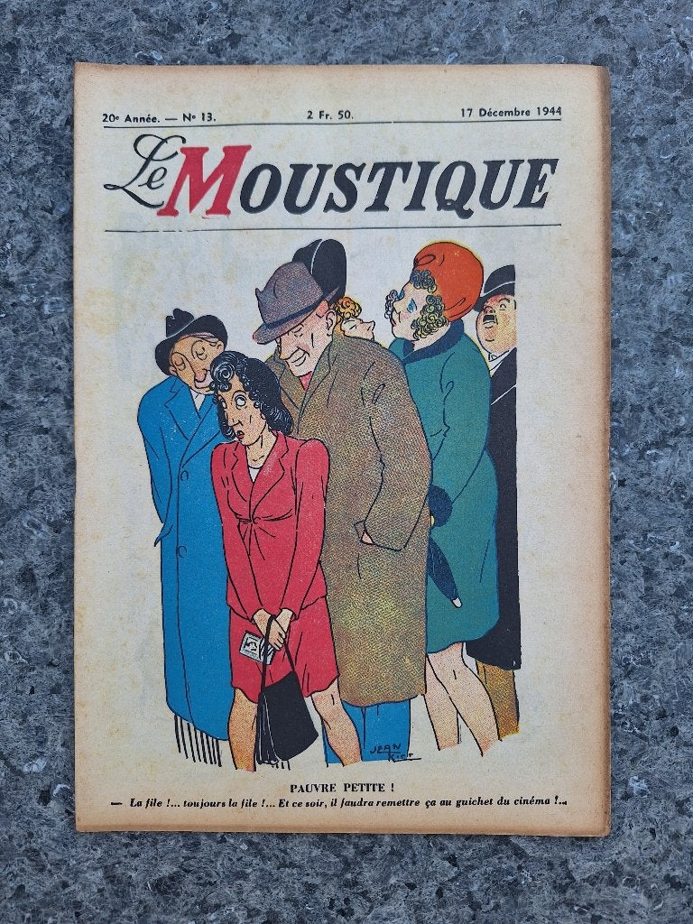 Sirius Laurel Hardy - Moustique 13 (1944), Enlèvement ou Envoi, Utilisé, TV, Autres types