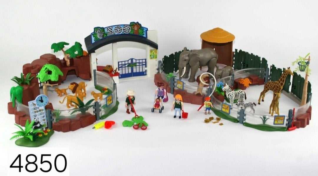 Playmobil 4850 Grote dierentuin, Ophalen, Gebouw, Complete set, Family fun