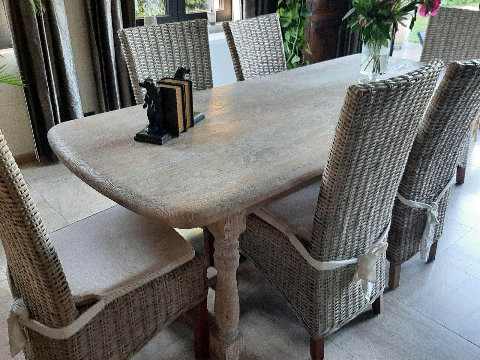 6 rotan stoelen., Ophalen