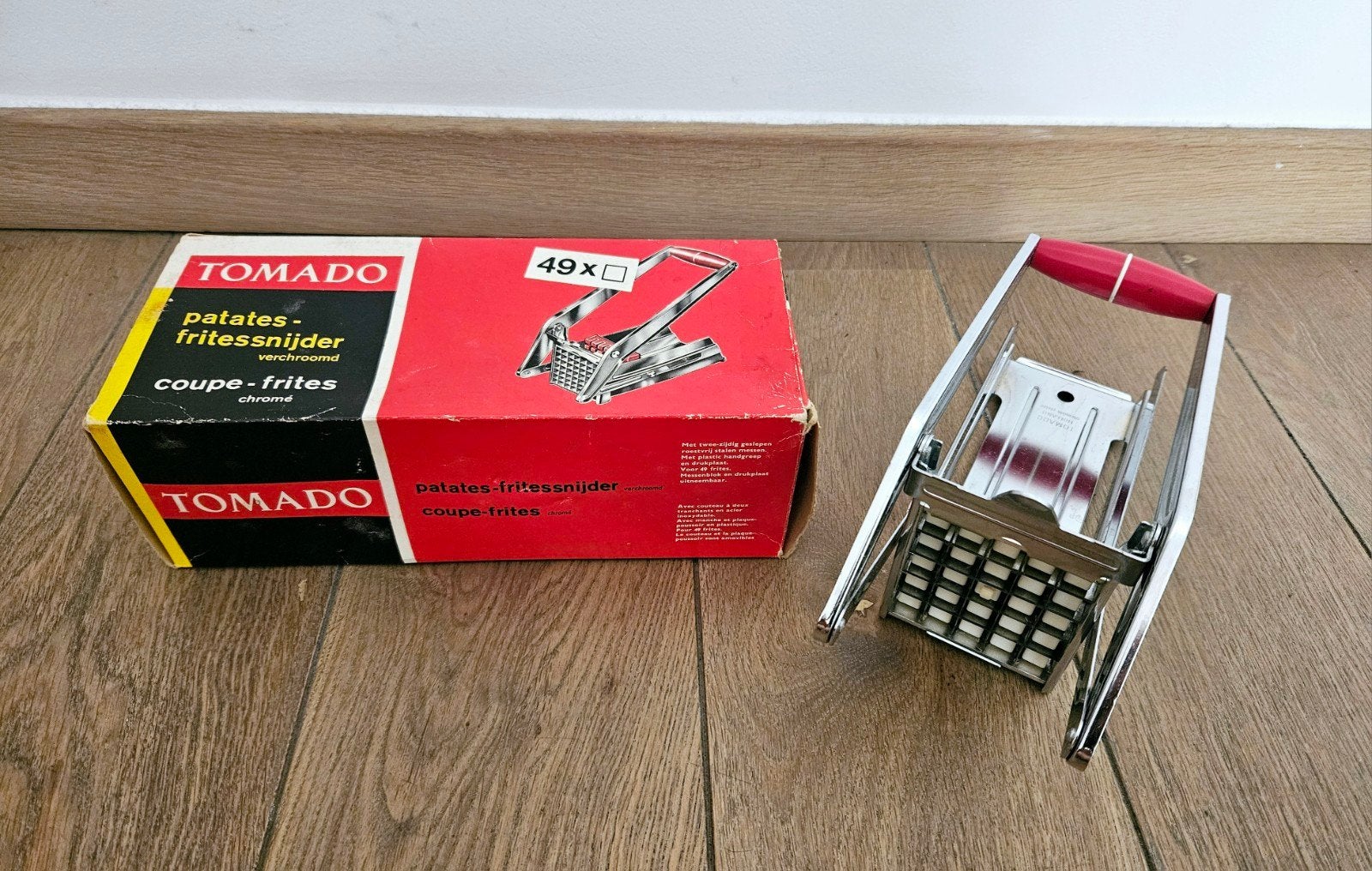 TOMADO frietsnijder (verchroomd), Ophalen of Verzenden