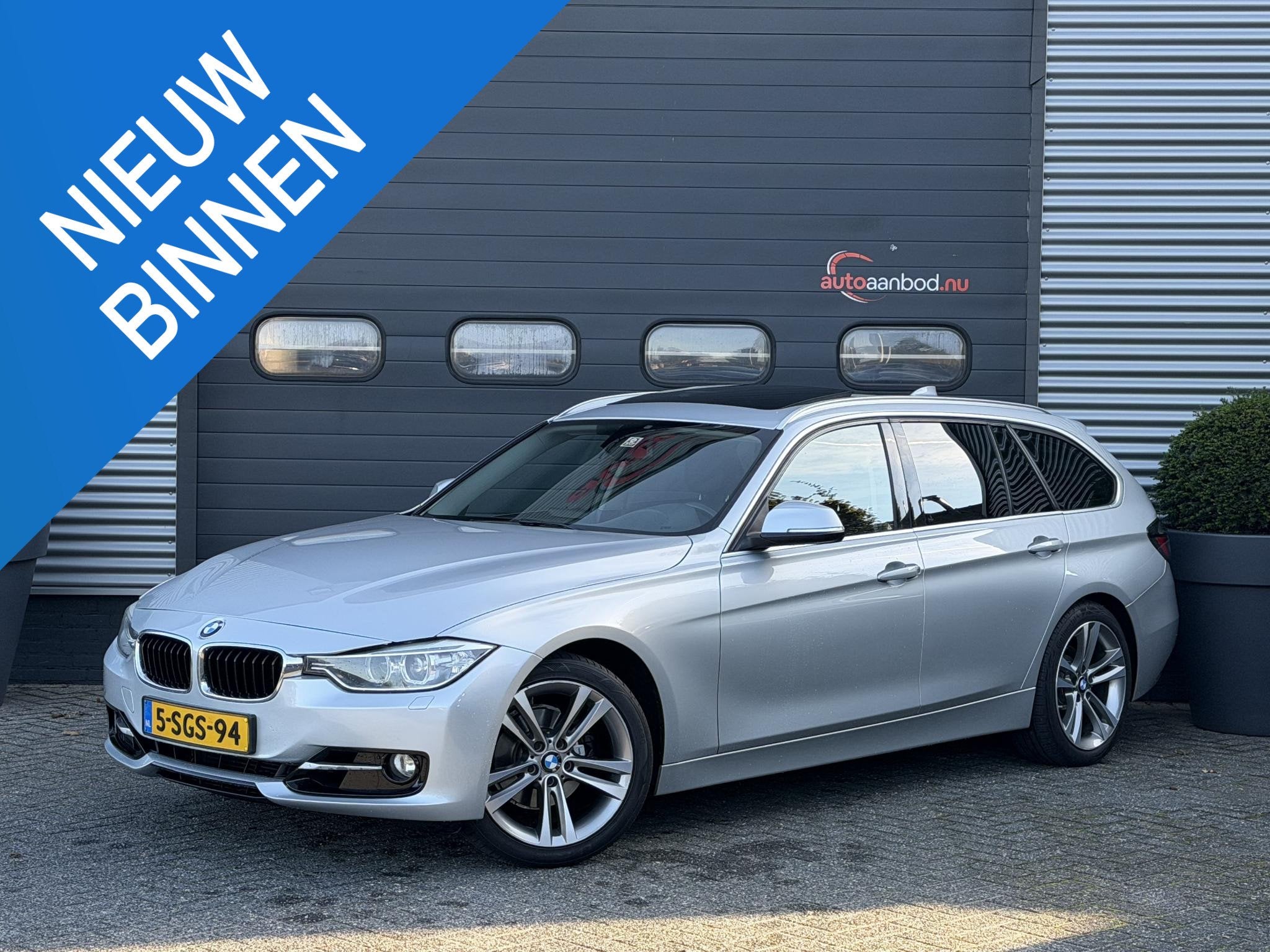 BMW 3 Serie Touring 320i High Executive, Autos, Cuir, Argent ou Gris, Achat, Entreprise