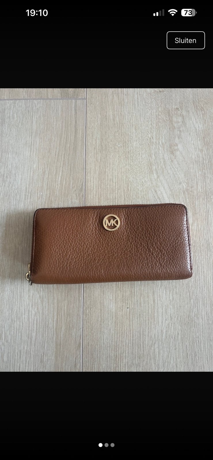 Portefeuille michael kors, Handtassen en Accessoires, Overige merken, Bruin, Ophalen of Verzenden, Zo goed als nieuw