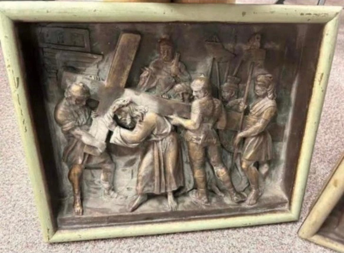 Cadres religieux Bas relief, Enlèvement