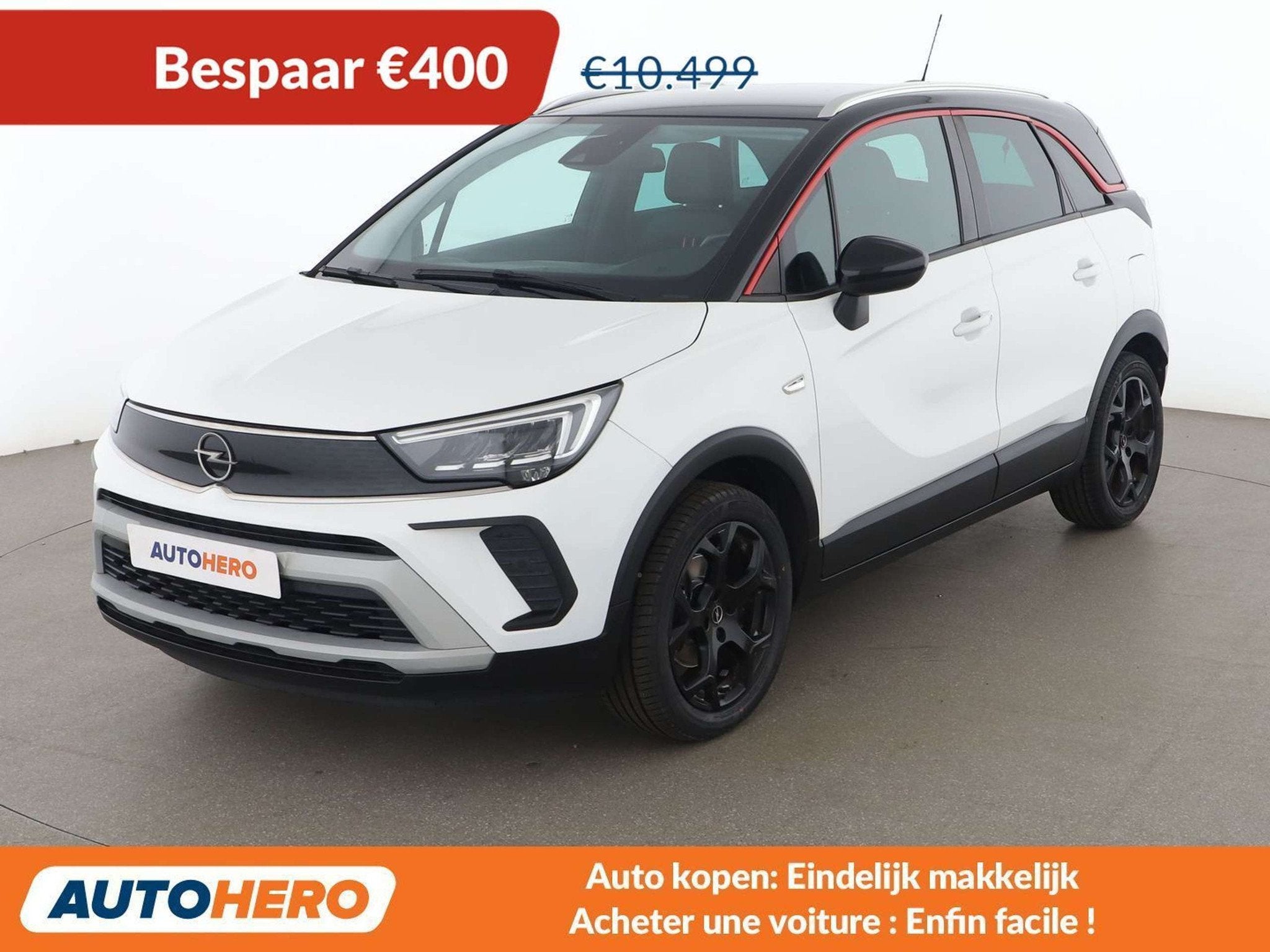 Opel Crossland X 1.2 Turbo GS Line, Autos, Volant multifonction, 1254 kg, Achat, Euro 6