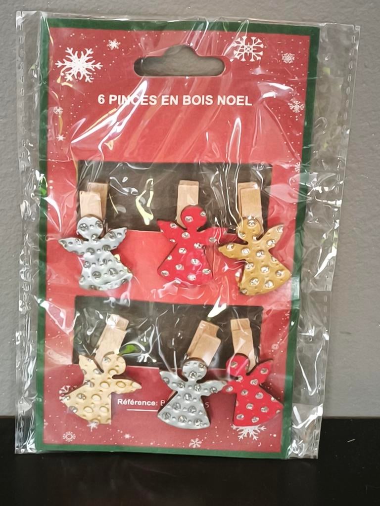 Pinces en bois décoratives, Enlèvement ou Envoi, Neuf