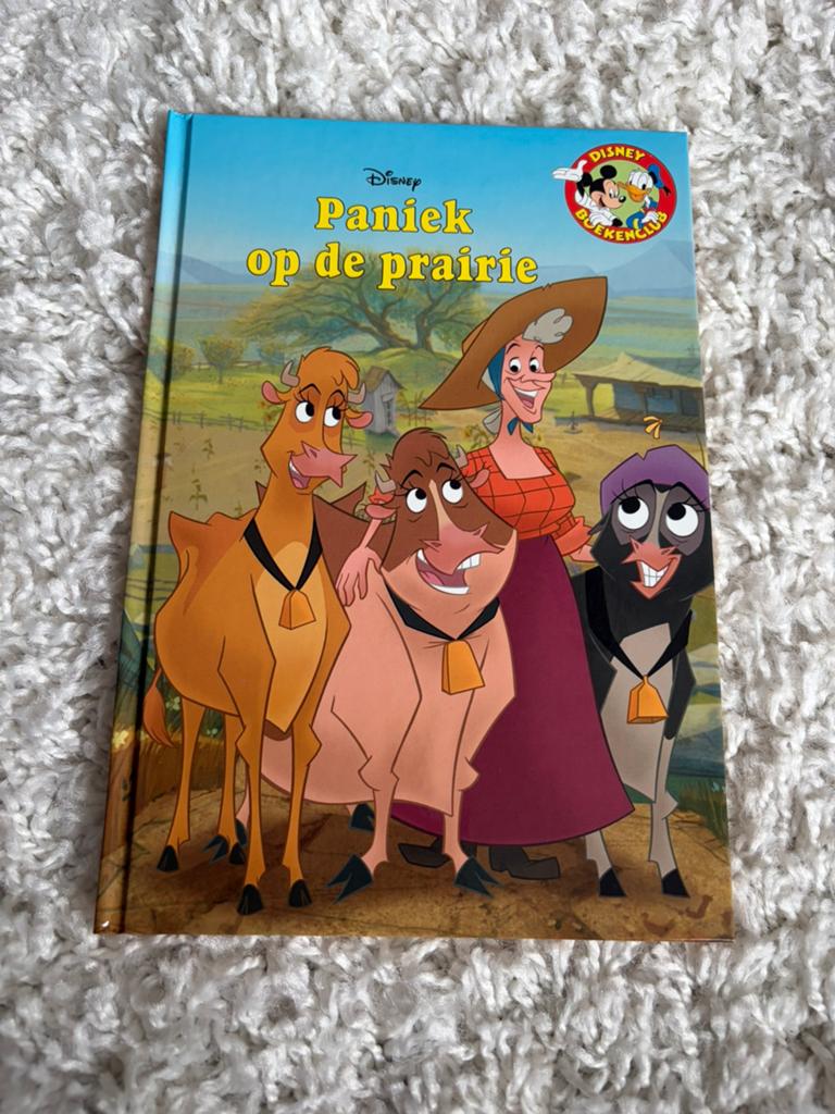 Disney boekenclub - Paniek op de prairie, Ophalen of Verzenden, Gelezen, Jongen of Meisje, Fictie algemeen