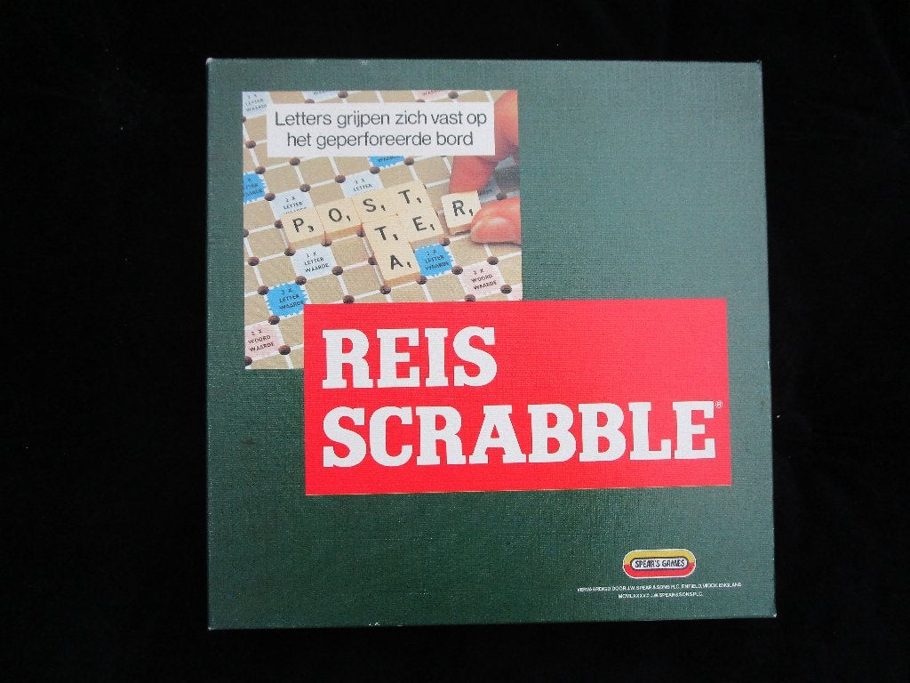 REISSCRABBLE, Verzenden, Zo goed als nieuw, Reisspel