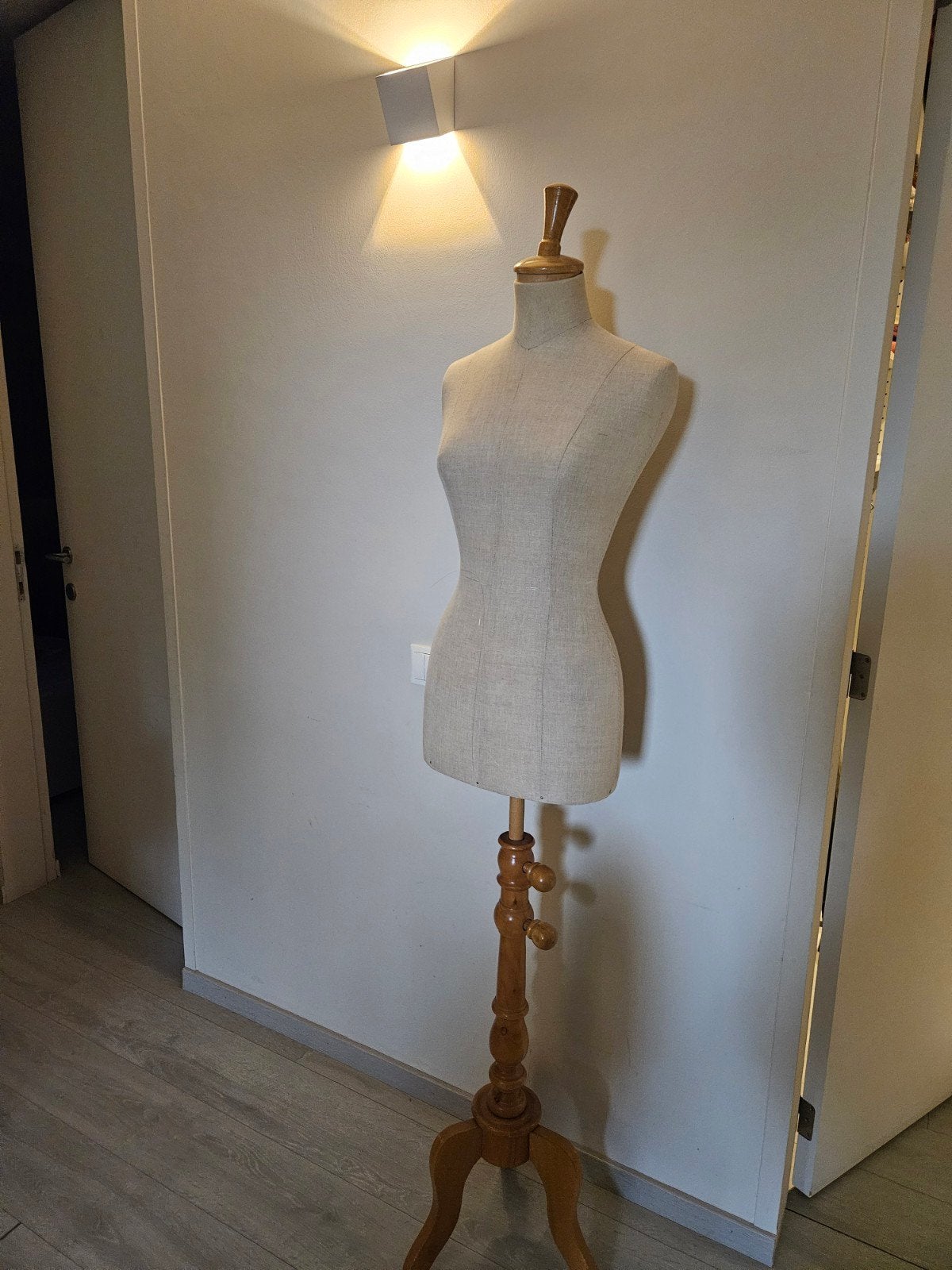 vintage houten paspop, Ophalen, Paspop