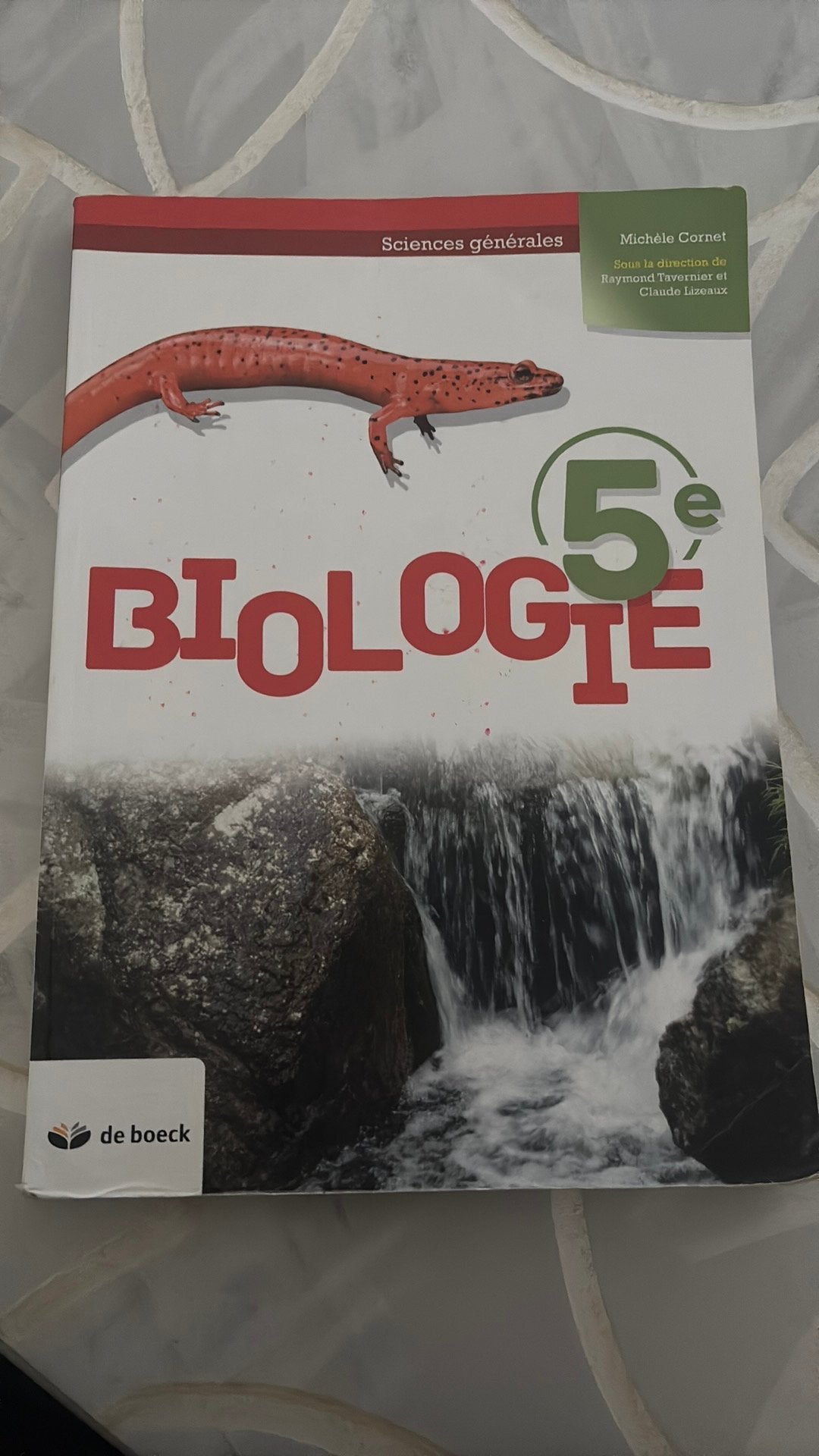Manuel scolaire de biologie 5e Sciences générales, Livres, Enlèvement, Utilisé, Biologie