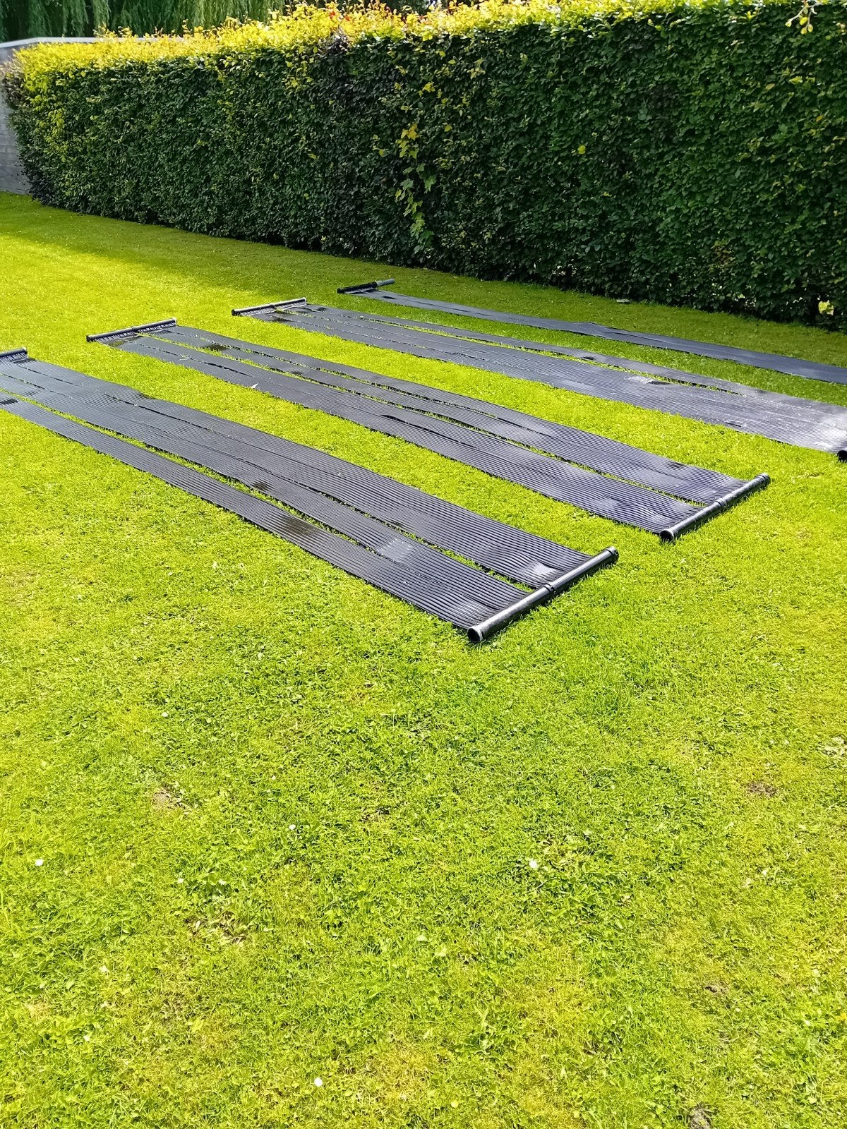 Verwarmingsmatten zwembad, Ophalen