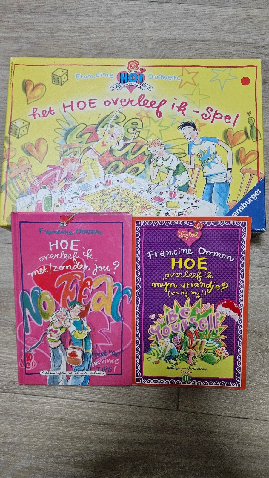 Hoe overleef ik (2 boeken en bordspel), Ophalen of Verzenden, Gelezen, Francine Oomen, Fictie