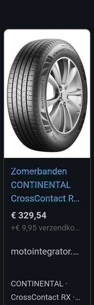 2 CONTINENTAL banden Maat 255 65 R19 114V, 255 mm, Band(en), Zomerbanden, Ophalen