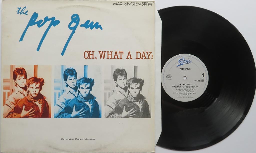 The Popgun - Oh, what a day (Belpop). Maxi, Cd's en Dvd's, Ophalen of Verzenden, Gebruikt, 12 inch, Poprock