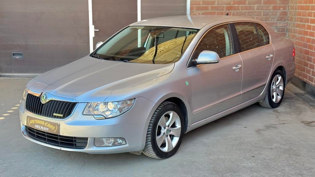 Skoda Superb 1.6TDI GreenLine Full Option Xenon Cuir Gps, Auto's, Skoda, Euro 5, 1600 cc, Leder, 5 deurs