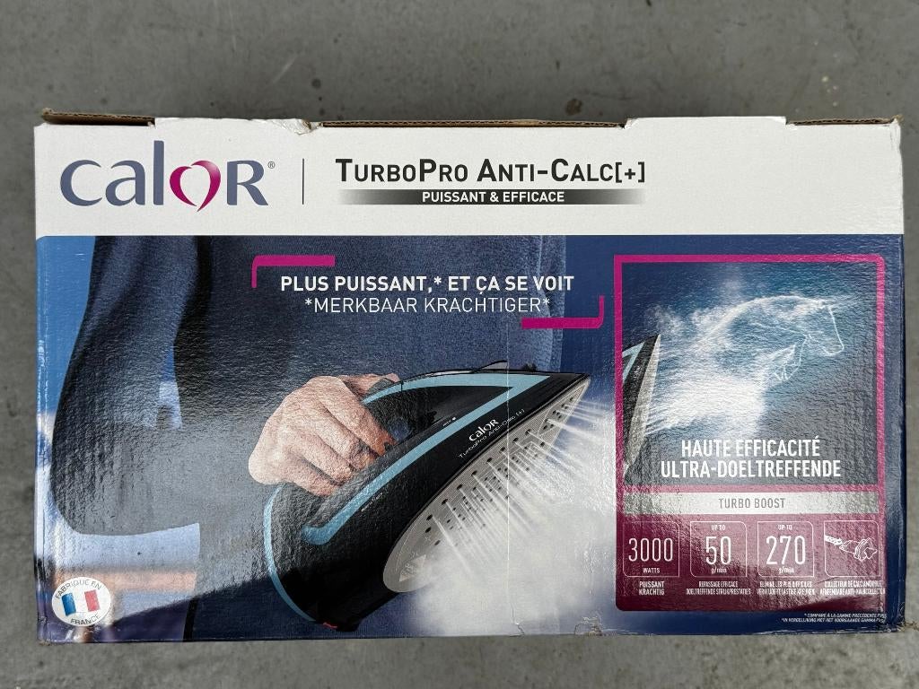 Fer à repasser Calor TurboPro Anti-Calc en excellent état., Ophalen