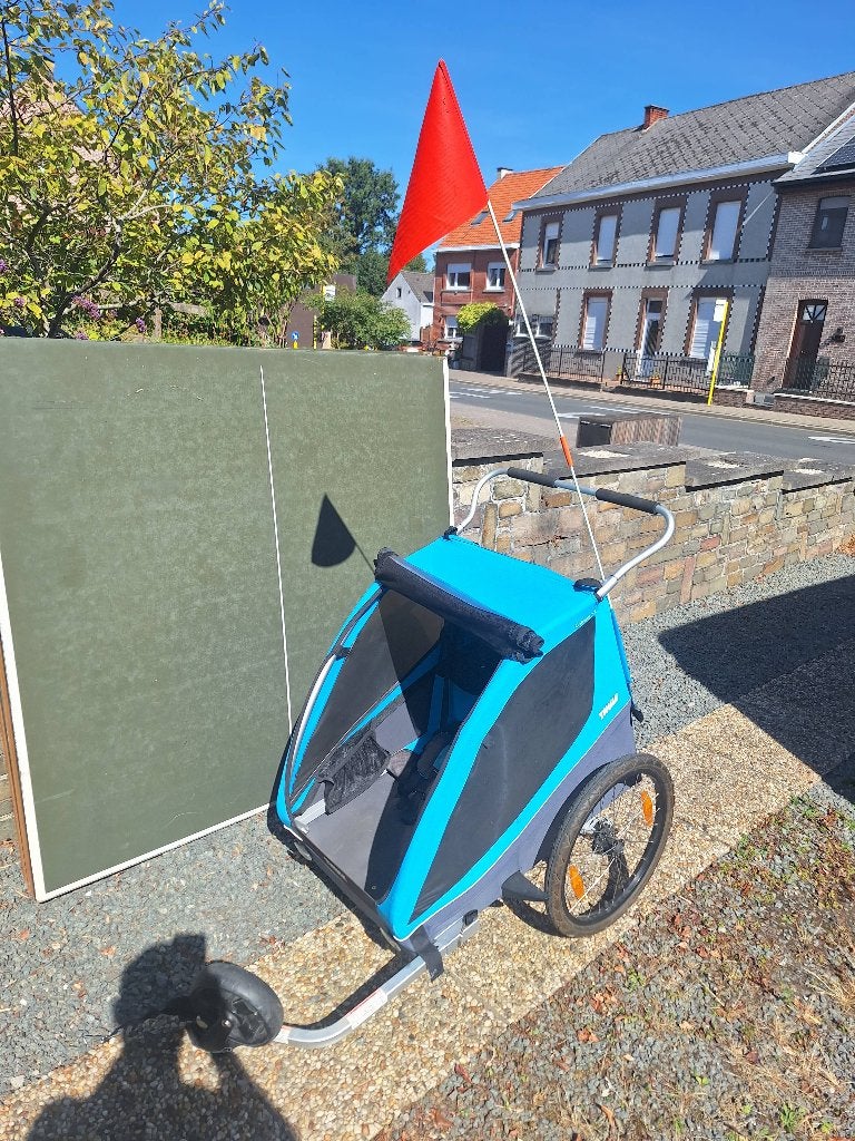 Fietskar Thule Coaster XT 2-zit, Fietsen en Brommers, Ophalen, Gebruikt, Opvouwbaar, Thule xt