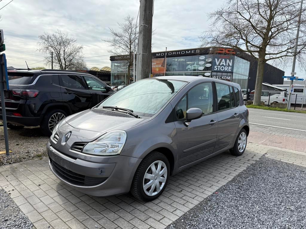 RENAULT GRAND MODUS 1.2 BENZINE GEKEURD AIRCO TOPSTAAT ✅, Autos, Argent ou Gris, Achat, Entreprise, Noir