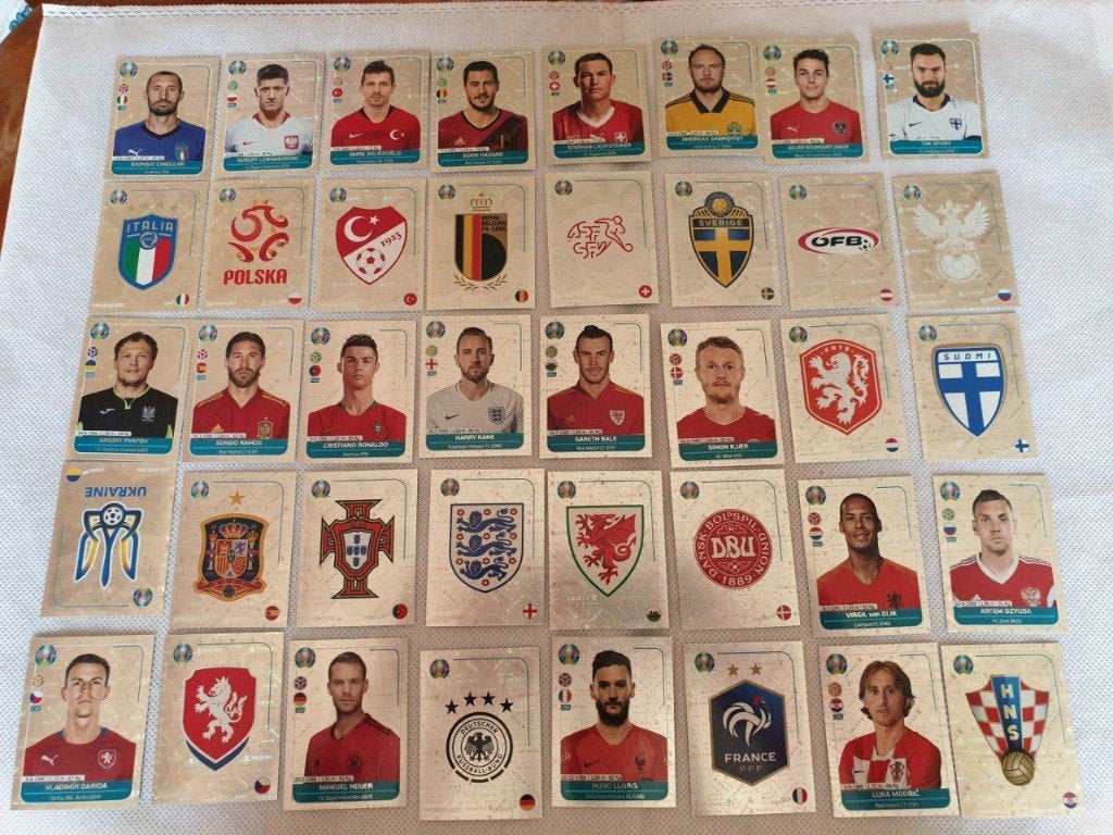 panini set complet euro 2020 previeuw, Enlèvement ou Envoi, Neuf, Plusieurs autocollants