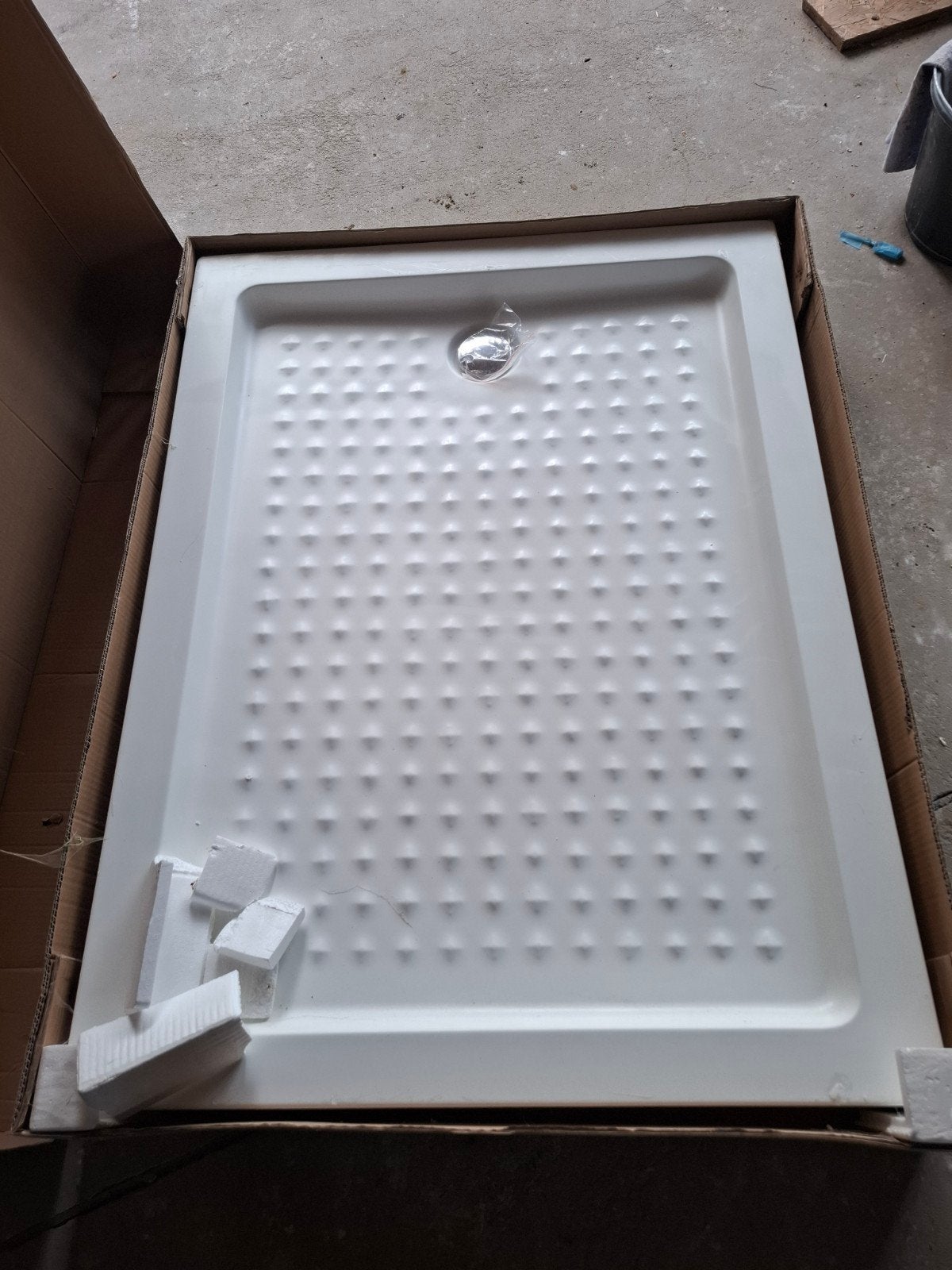 Douchebak nieuw L 120 x B 90 x H 13.5cm, Ophalen