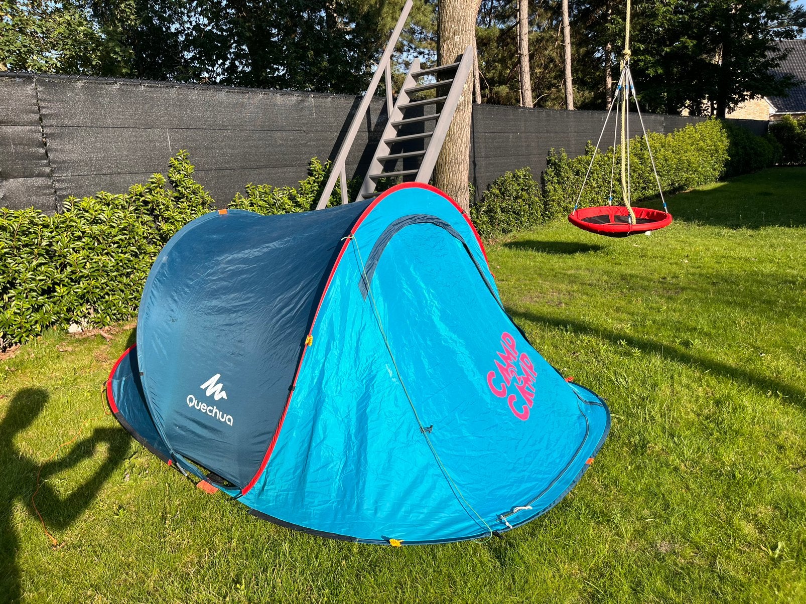 Quechua 2 seconds - 3 personen, Caravanes & Camping, Tentes, Comme neuf, Enlèvement