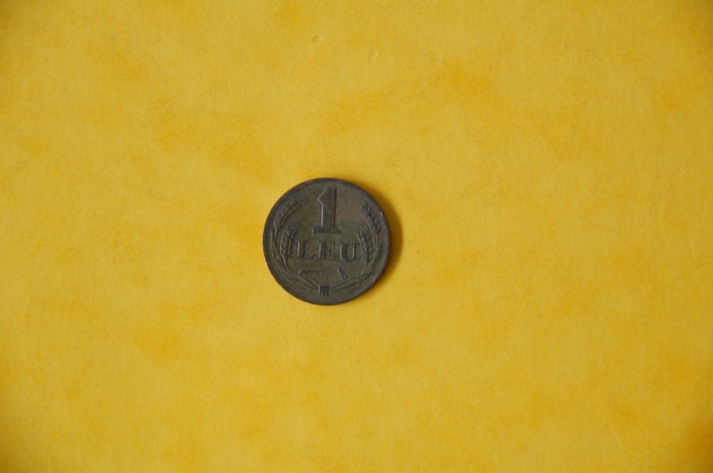 ROUMANIE : 1 LEU 1947, Envoi, Monnaie en vrac