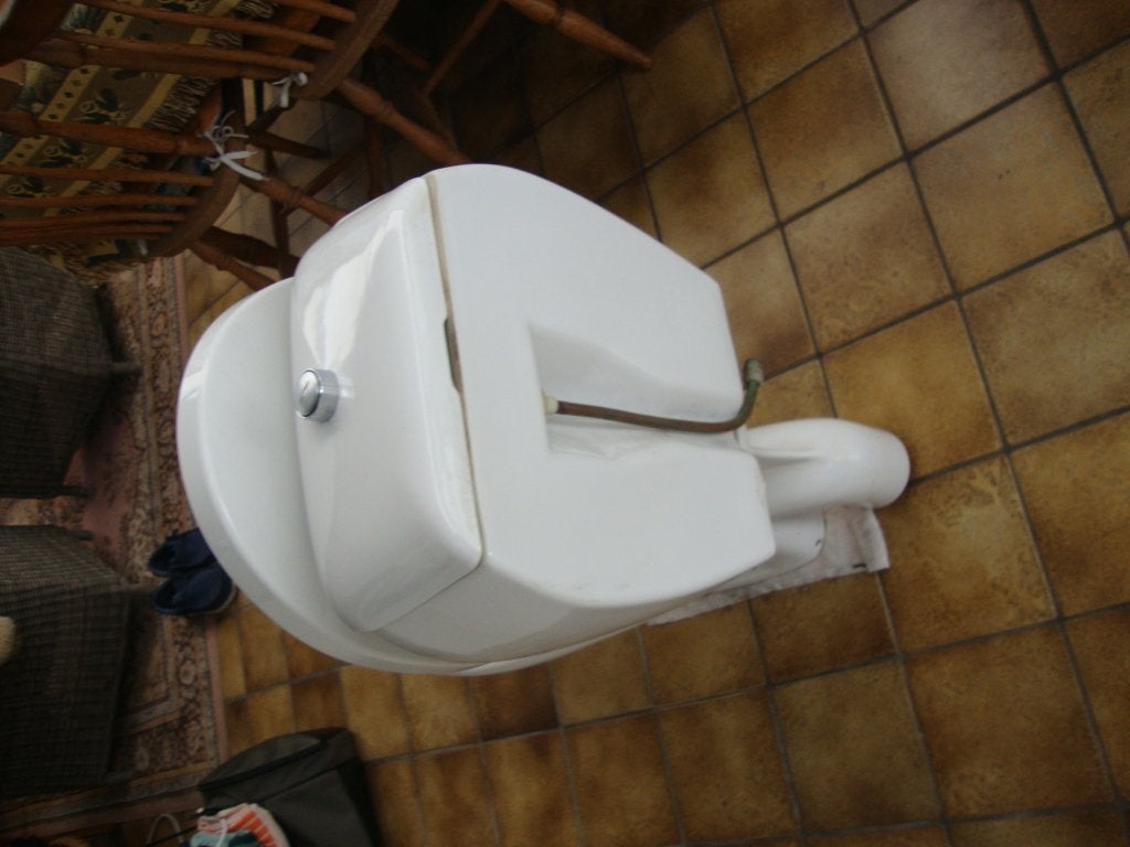 WC toilet, Doe-het-zelf en Bouw, Ophalen, Zo goed als nieuw, Steen, Toilet
