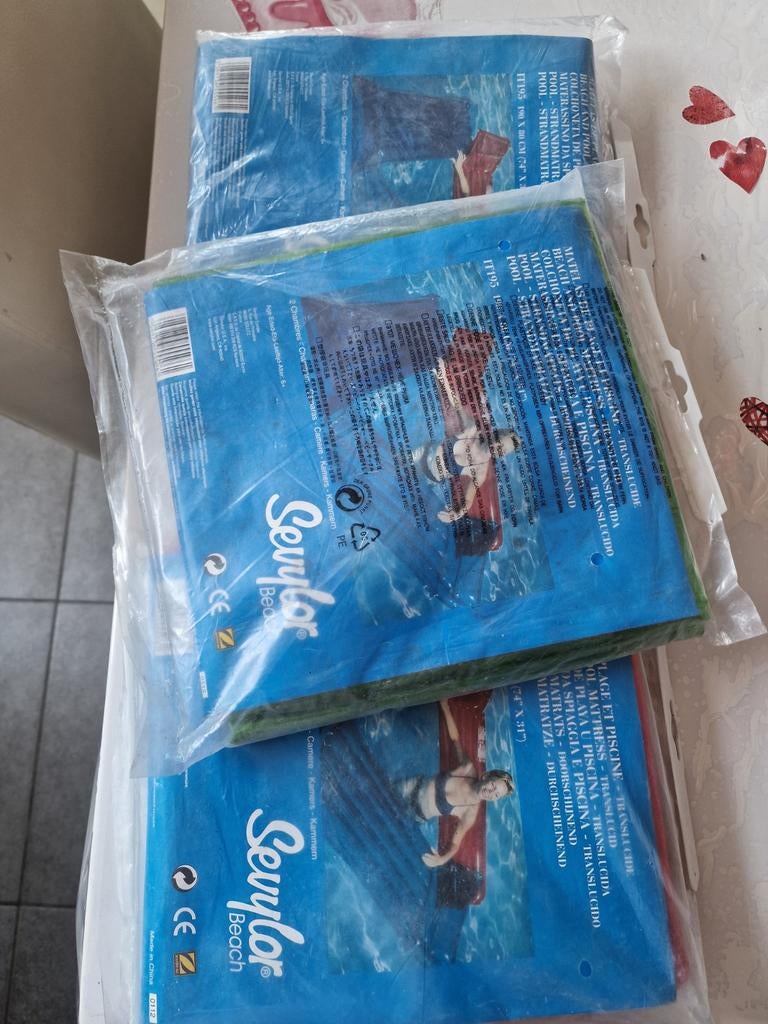 Lot de 3 matelas de plage, Vakantie, Vakantie | Kinderen en Jeugd
