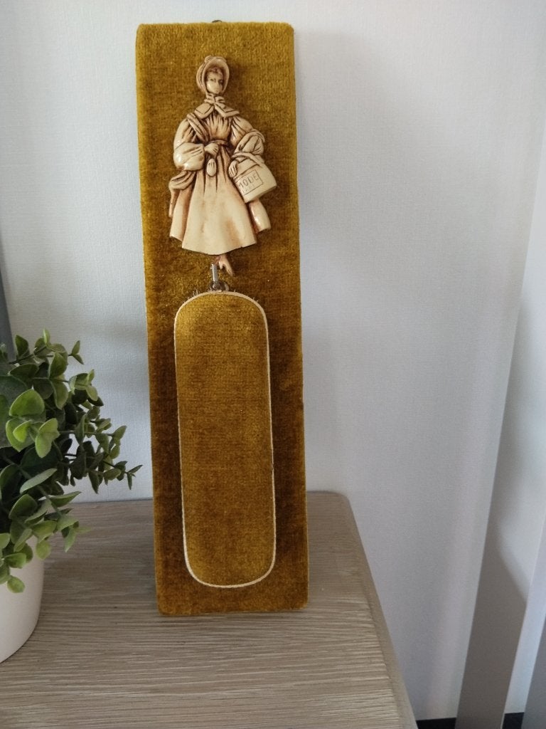 vintage wanddecoratie, Vintage, Ophalen of Verzenden, Zo goed als nieuw, Hout