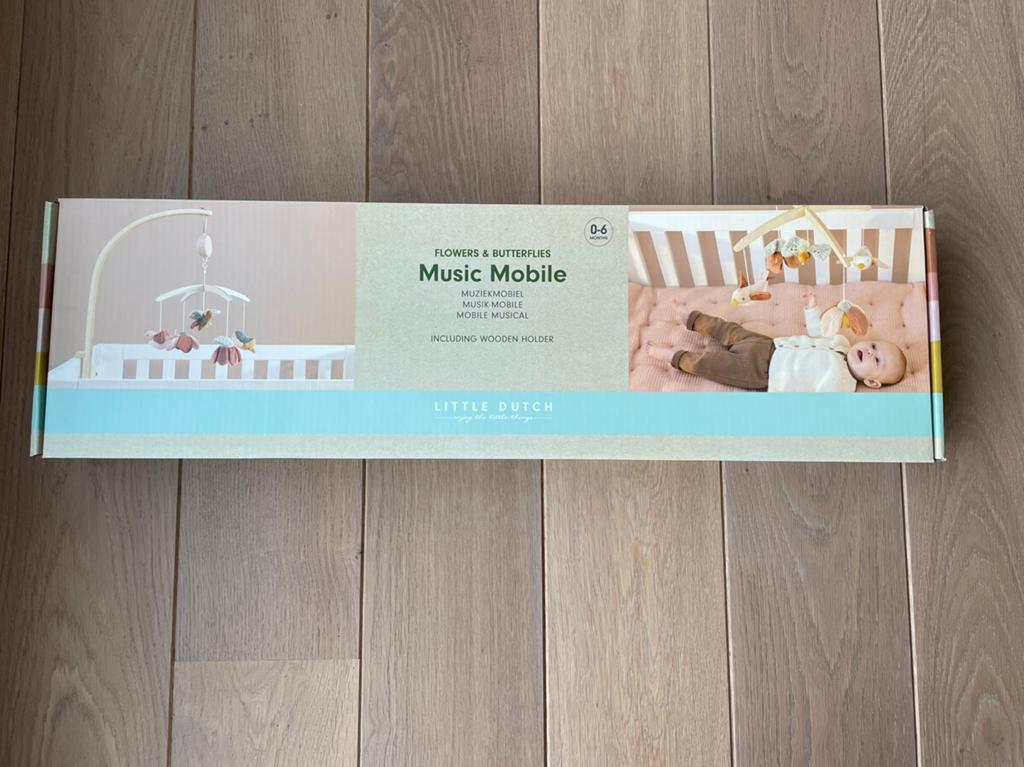 Little Dutch muziekmobiel flowers, Kinderen en Baby's, Ophalen, Zo goed als nieuw, Mobiel, Met geluid