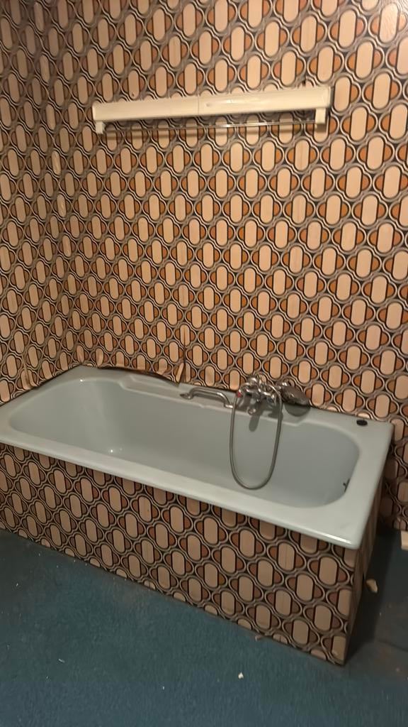 Retro badkuip, Huis en Inrichting, Ophalen, Gebruikt, Met bad