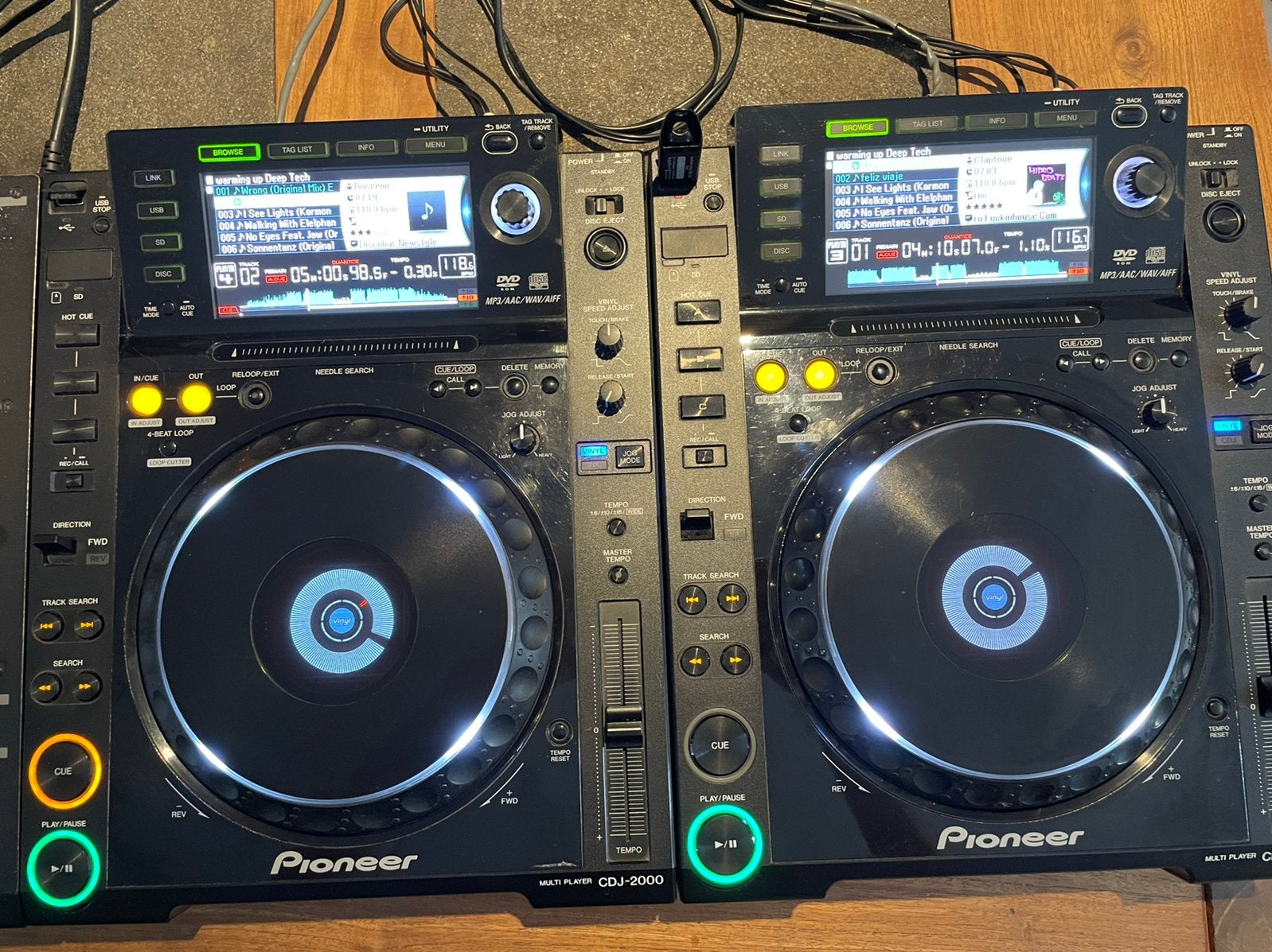 Pioneer 2x CDJ 2000, Musique & Instruments, DJ sets & Platines, Enlèvement, Utilisé, DJ-Set, Pioneer