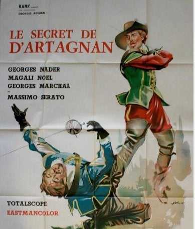 Film en 35 m/m " LE SECRET DE D'ARTAGNAN ", Enlèvement