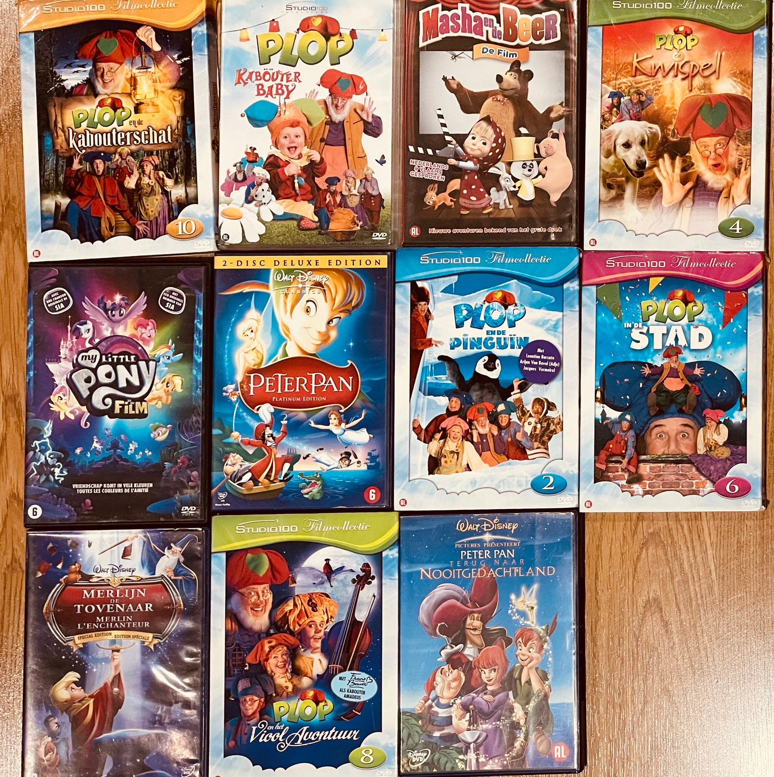 Verschillende kinder dvd's, Cd's en Dvd's, Ophalen of Verzenden, Gebruikt