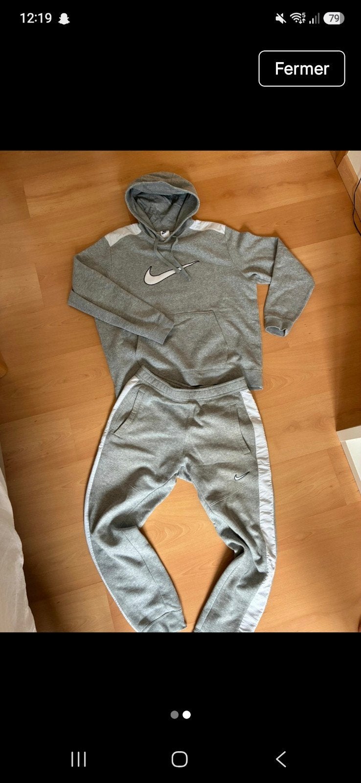 ensemble nike, Gris, Nike, Comme neuf, Enlèvement