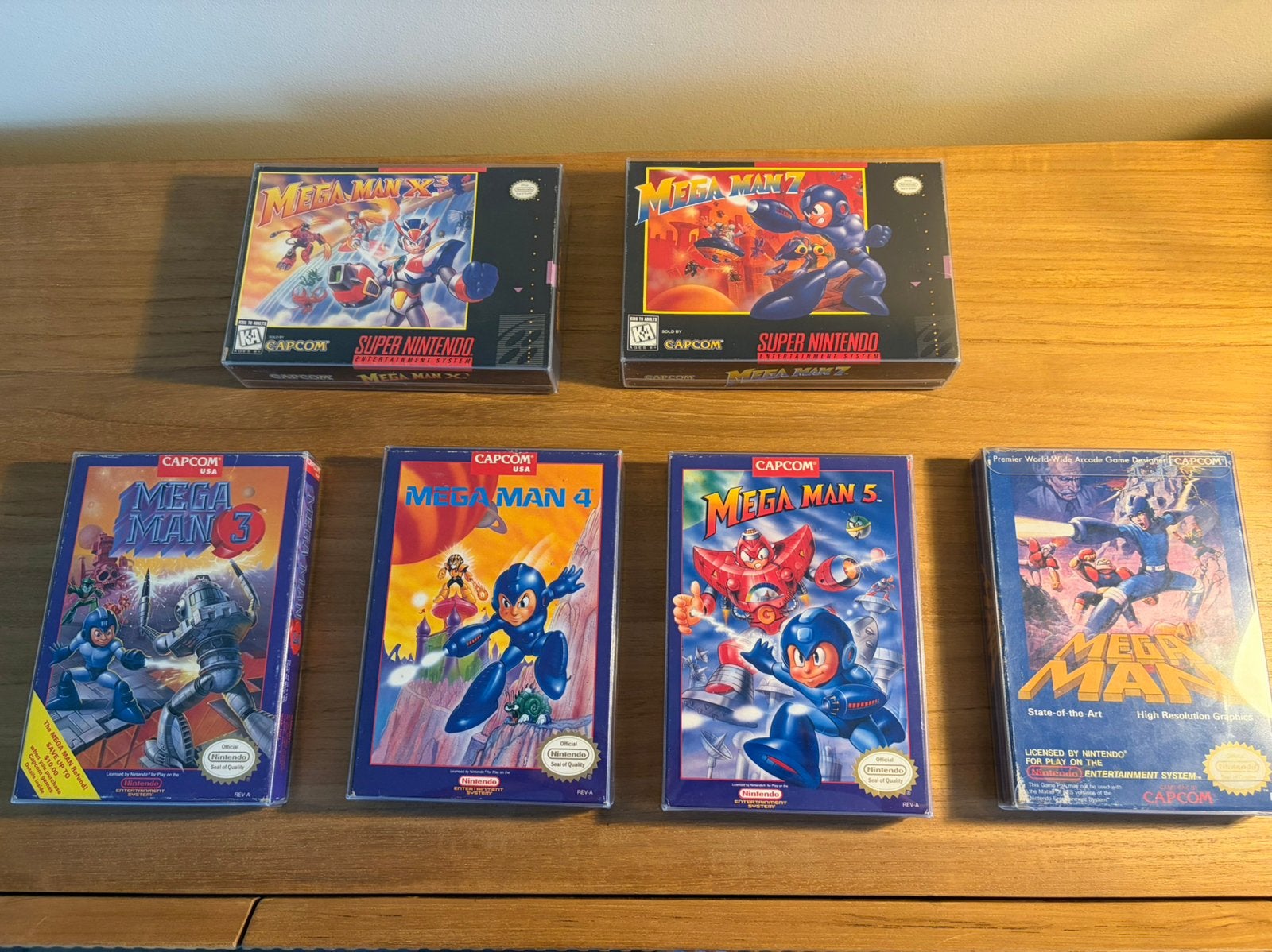 Nintendo megaman collectie., Games en Spelcomputers, Games | Nintendo NES, Ophalen of Verzenden, Zo goed als nieuw