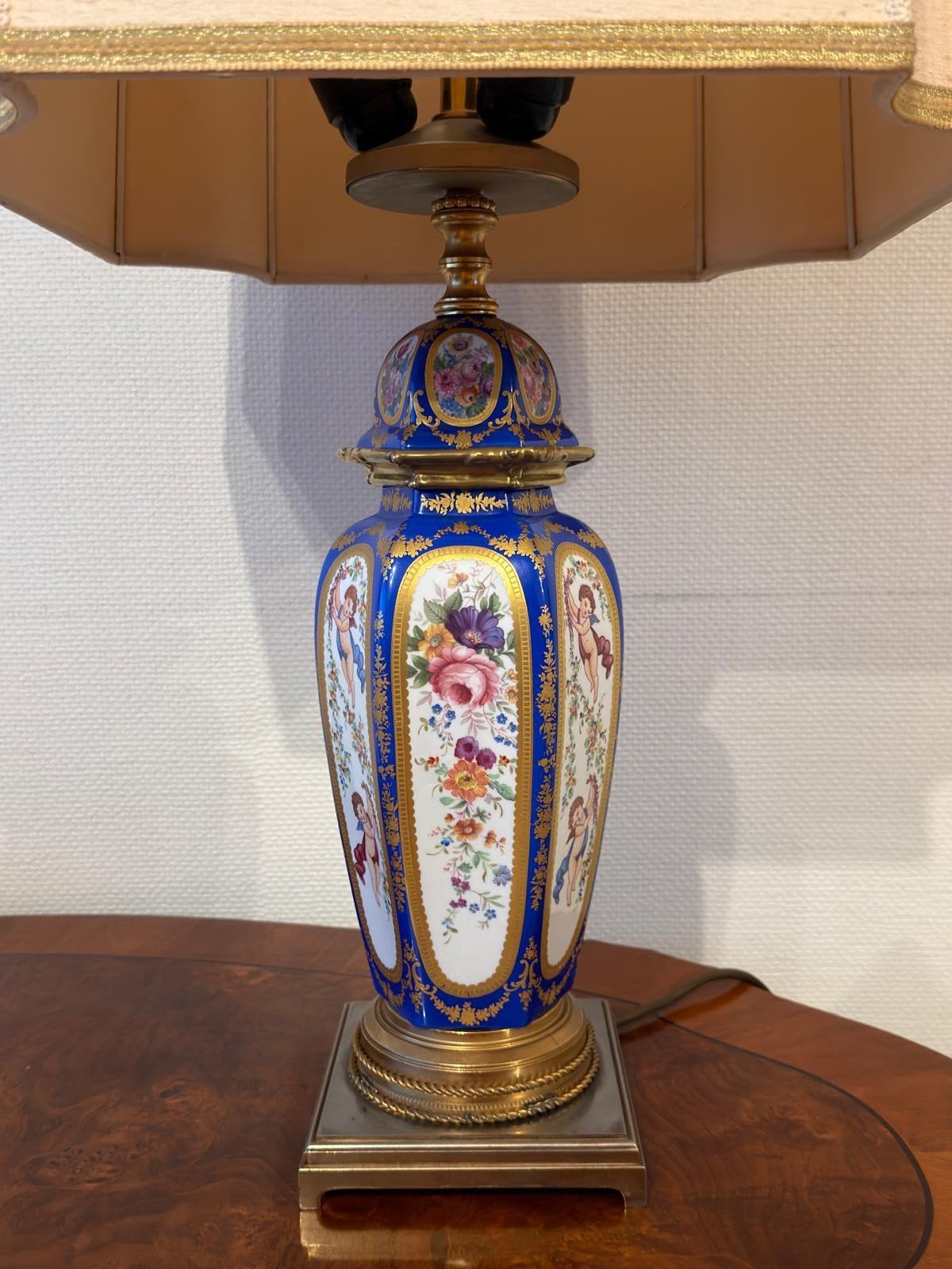 Lampe de style Sèvres de Giulia Mangani, 80 cm, Comme neuf, Céramique, Enlèvement