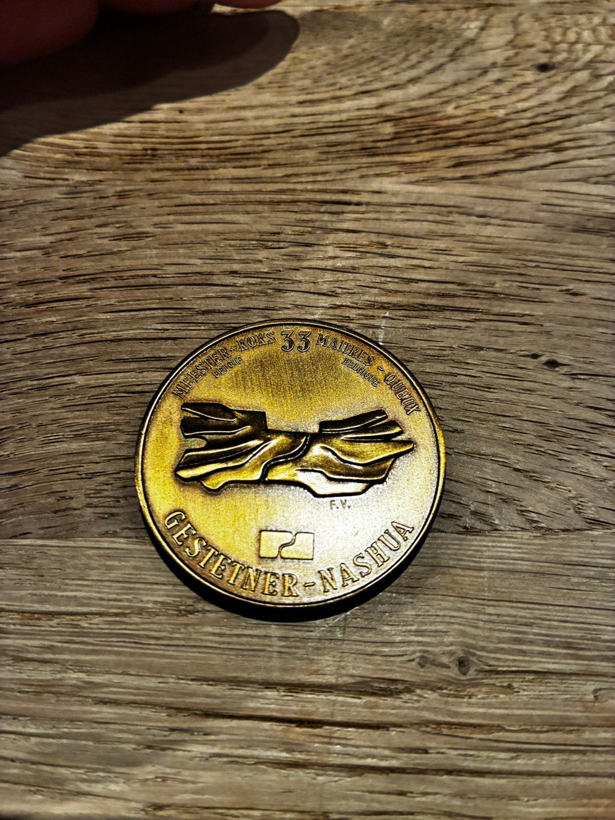 Belgische herdenkingsmedaille Fernand Vanderplancke – 1990, Ophalen