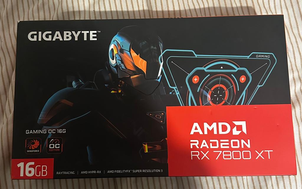 Gigabyte RX 7800XT, Computers en Software, Videokaarten, Ophalen, Zo goed als nieuw, AMD