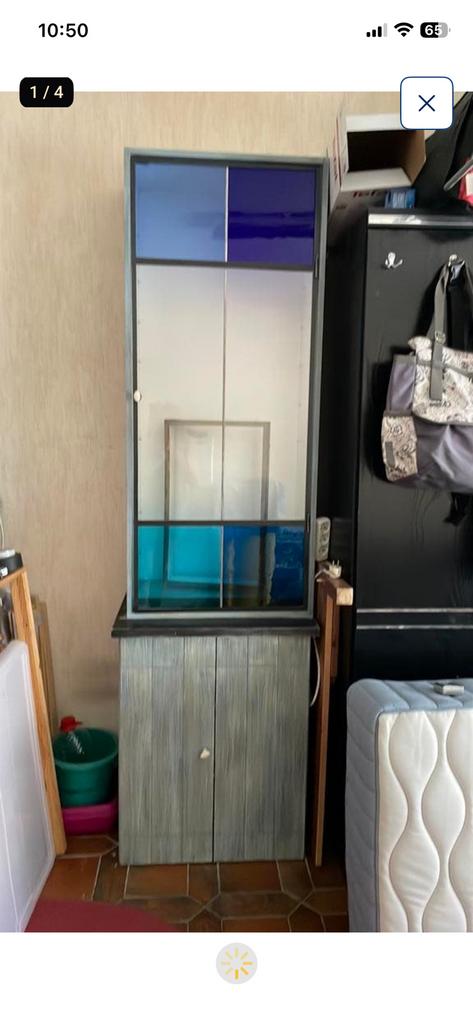 Hoge kast, Ophalen, Gebruikt, Met deur(en), 50 tot 100 cm