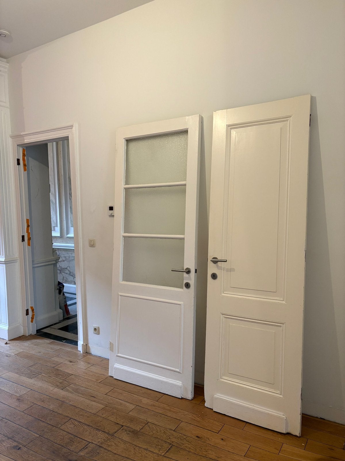 Portes de manoir originales et élégantes de Zurenborg, Enlèvement, Comme neuf, Verre, Porte intérieure