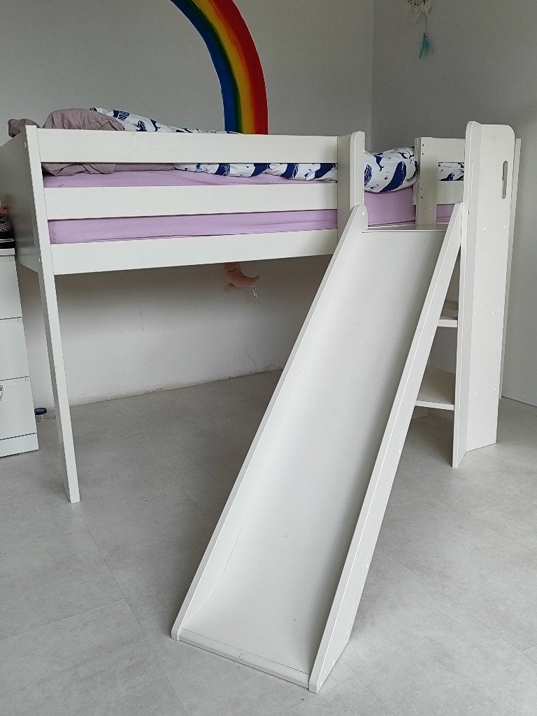 Bed met glijbaan, Maison & Meubles, Chambre à coucher | Lits superposés & Lits mezzanines, Lit mi-hauteur mezzanine, Enlèvement