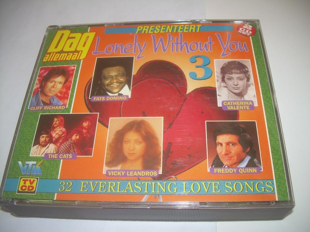 2 CD BOX - DAG ALLEMAAL -LONELY WITHOUT YOU VOL 3, Cd's en Dvd's, Ophalen of Verzenden, Zo goed als nieuw, Pop, Boxset