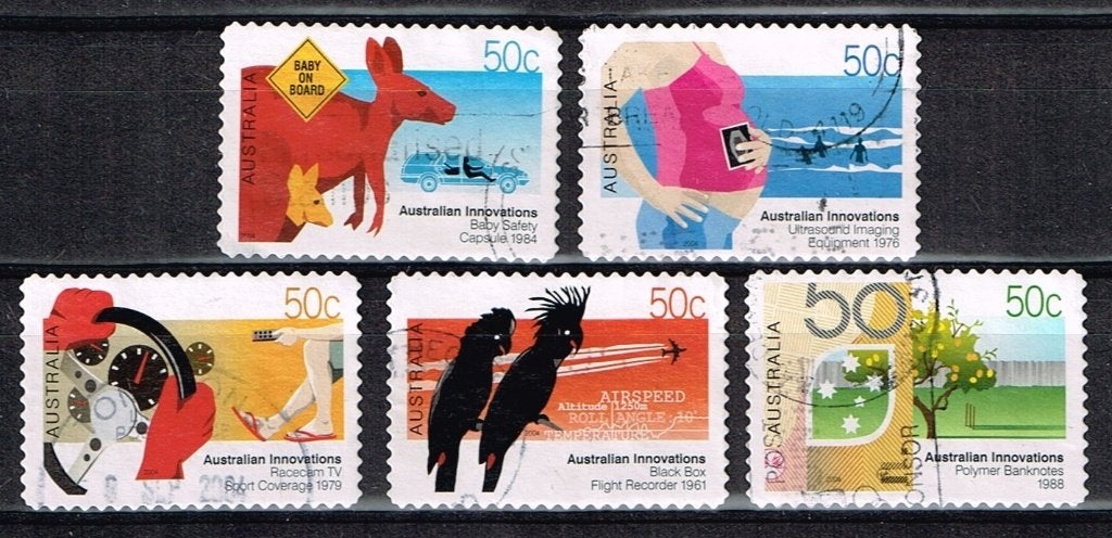 Timbres d'Australie - K 5400 - inventions, Timbres & Monnaies, Timbres | Océanie, Envoi, Affranchi